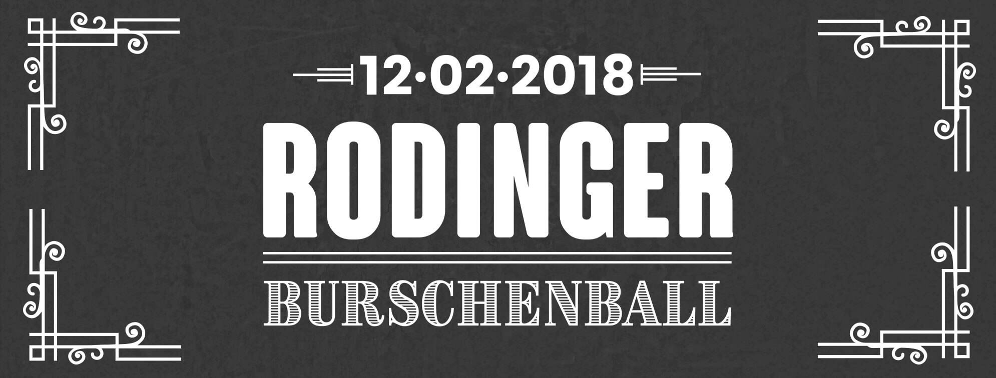 Burschenkutsche auf dem Ballplakat 2018
